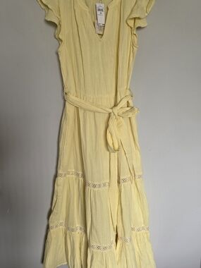 magaschoni linen dress sale Magaschoni Womens NWT Red Striped Linen Dress XS